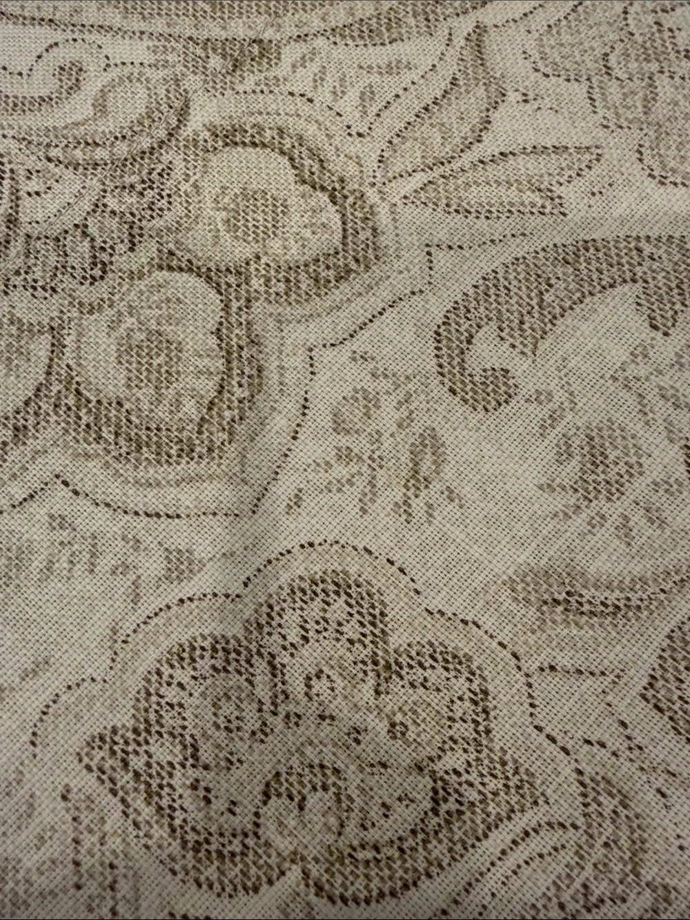 Restoration Hardware Beige Paisley Floral Bedding Shams